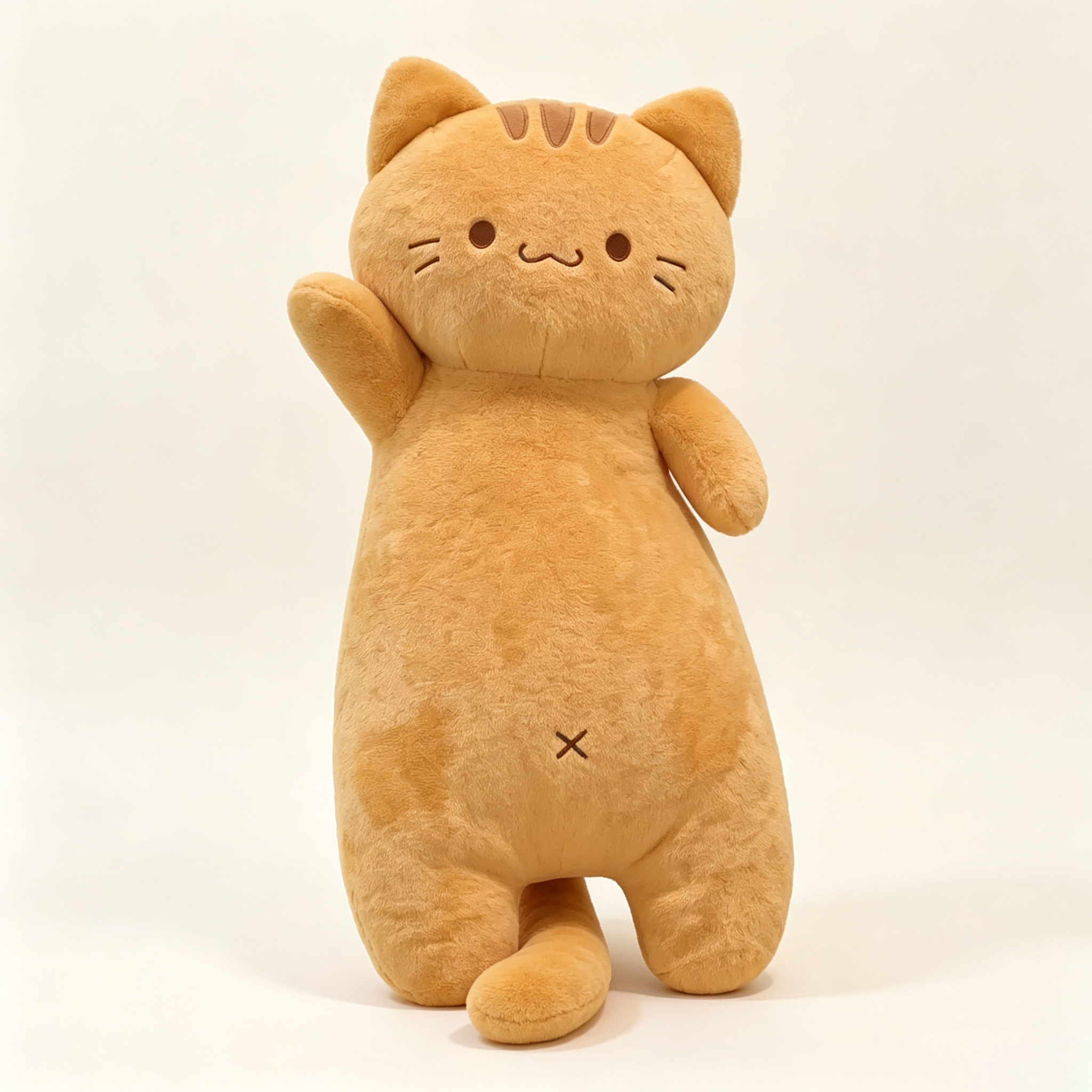 Giant Orange Cat Plush Pillow