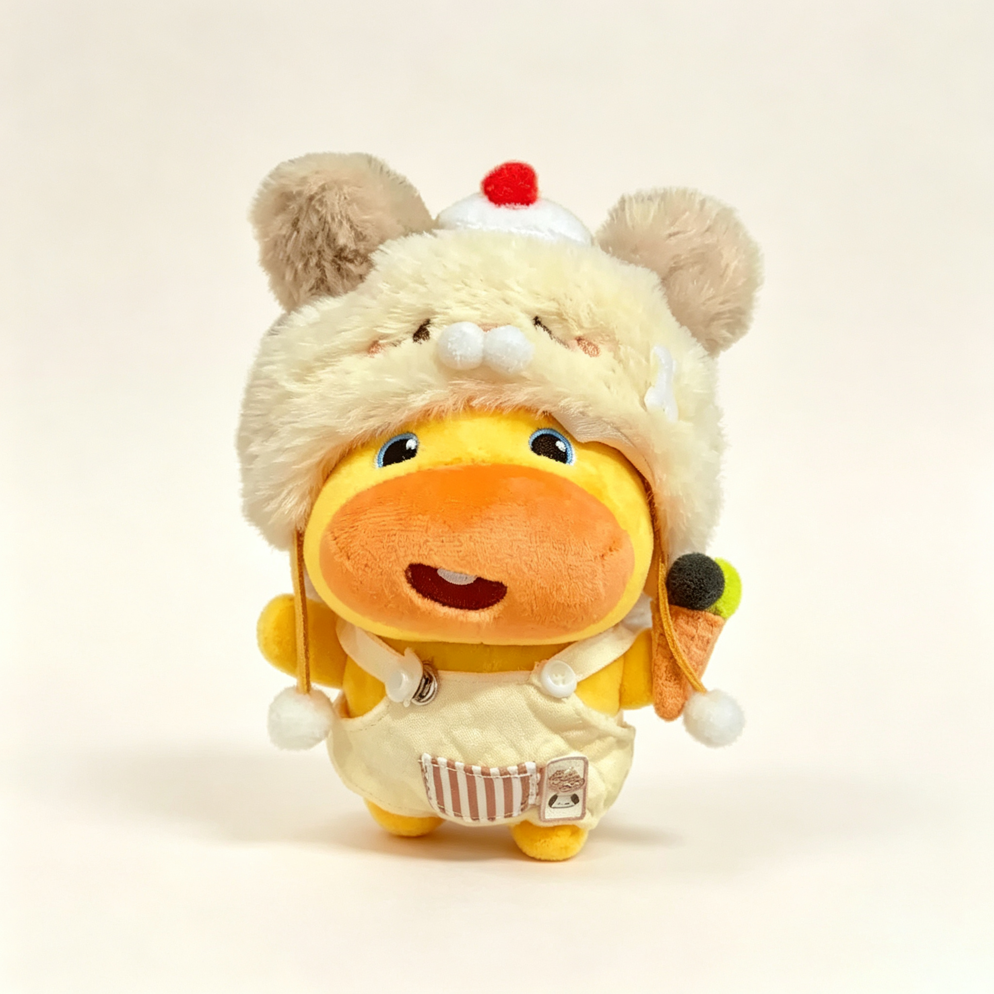 Cute Duck Plush Keychain Doll
