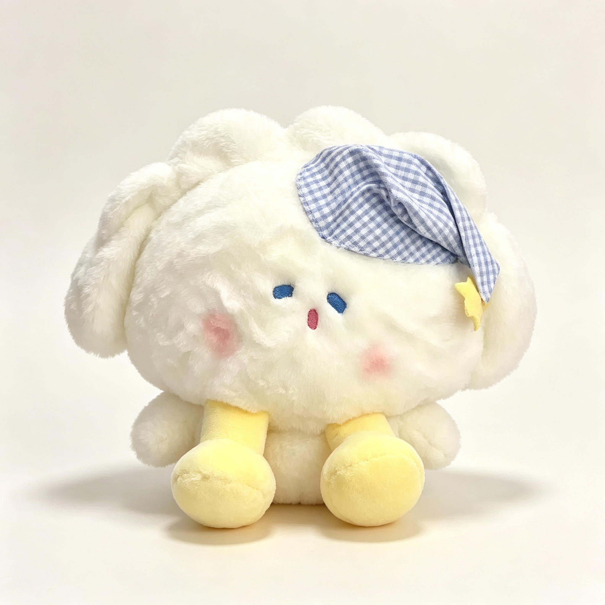 Sleepy Fluffy Dog Plush Toy