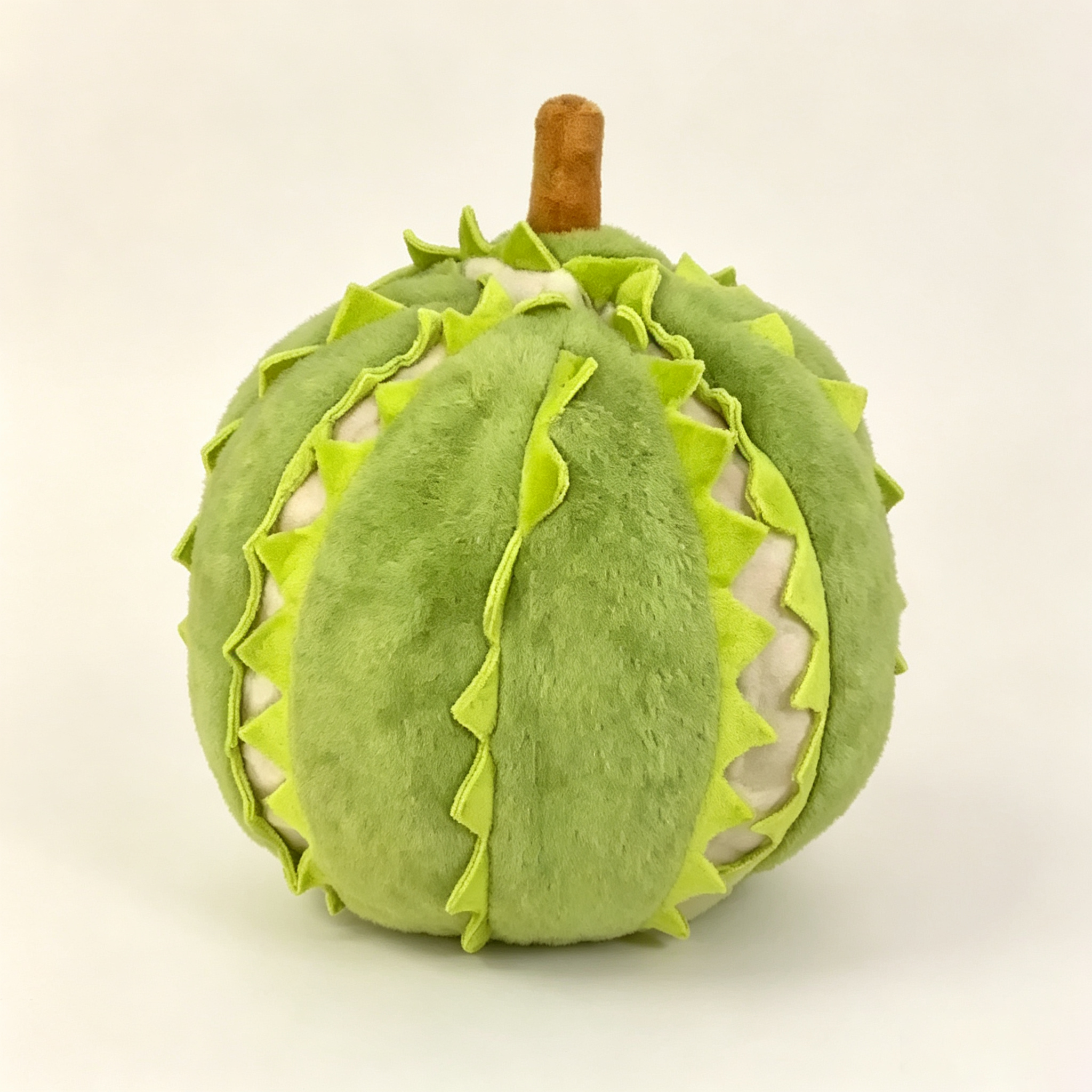 Durian Plush Toy with Removable Pulp