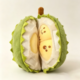 Durian Plush Toy with Removable Pulp
