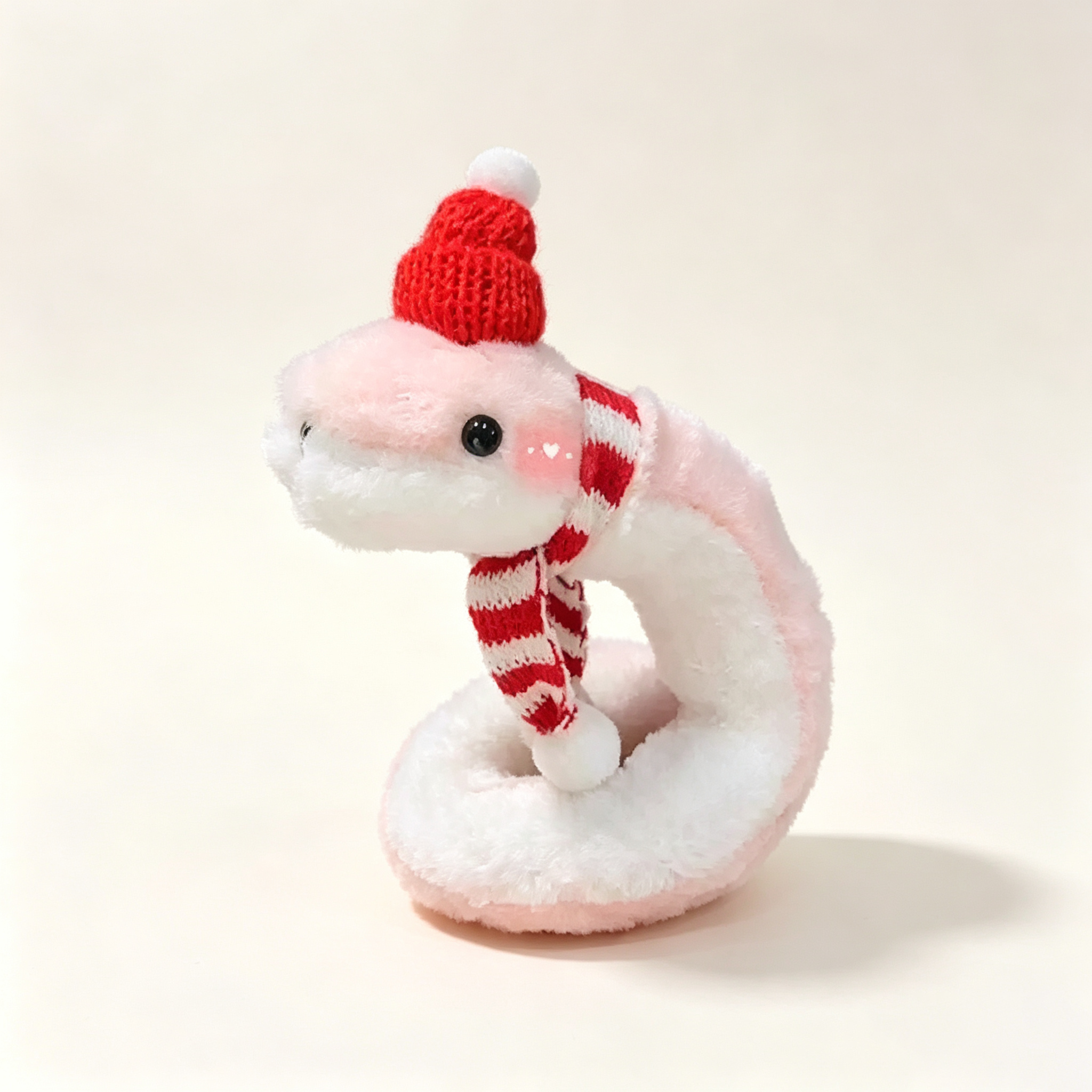 Flexible Pink Snake Plush Toy