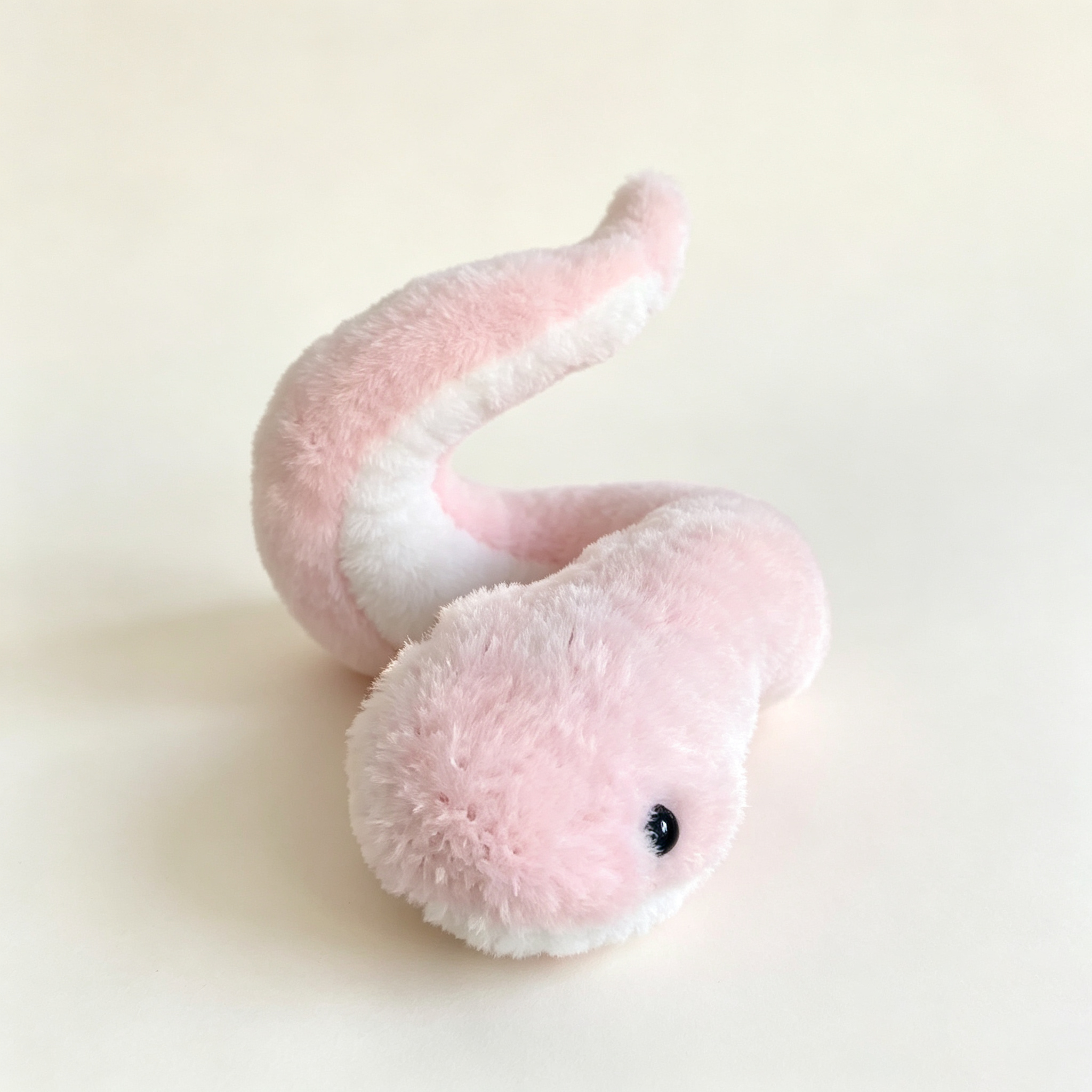 Flexible Pink Snake Plush Toy